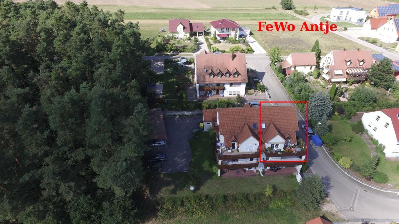 Ferienwohnung Fraenkisches Seenland - Fewo Antje Mitteleschenbach Exterior foto